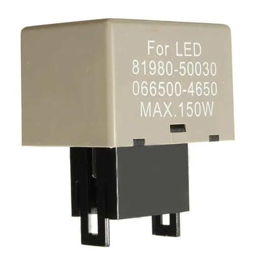 1 Stück 8-poliges elektronisches Blinkrelais, kompatibel mit to&yo&TA/Le&x&u&s LED-Glühbirne 81980-50030 066500-4650 Blinkrelais 1 Stück 8-poliges elektronisches Blinkrelais, kompatibel mit to&yo&TA/Le&x&u&s LED-Glühbirne 81980-50030 066500-4650 Blinkrelais von FSorce