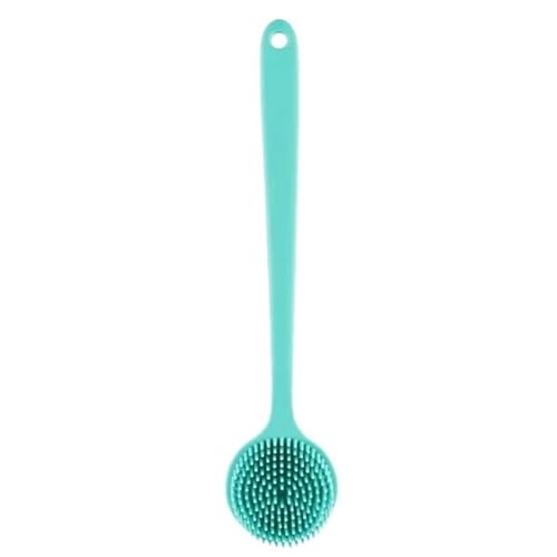 1 stück Bad Weiche Rückenbürste Bad Dusche Schwamm Schrubberbürste Mit Griff Peeling Peeling Massagegerät Badzubehör(Green) von FSorce