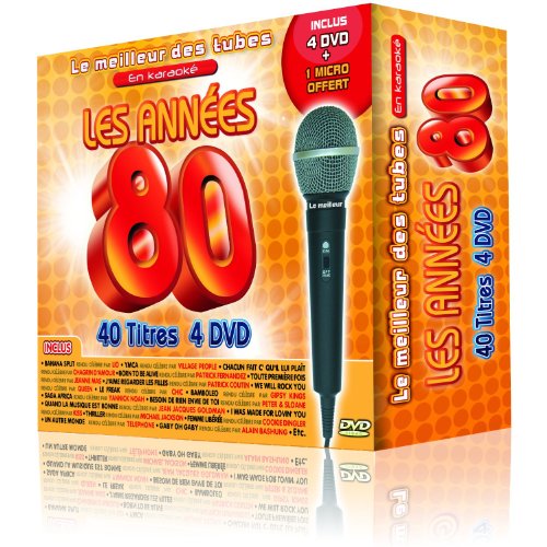 Le Meilleur Des Tubes En Karaoké : Les Années 80 Coffret 4 DVD 40 Tubes + 1 Micro Le Meilleur Des Tubes En Karaoké : Les Années 80 Coffret 4 DVD 40 Tubes + 1 Micro von FT Productions