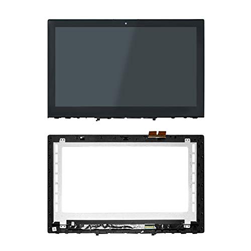 FTDLCD® 15.6 Zoll FHD IPS LED LCD Display B156HTN03.6 LP156WF4.SPL1 Touchscreen Digitizer für Lenovo Y50-70 mit Rahmen von FTDLCD