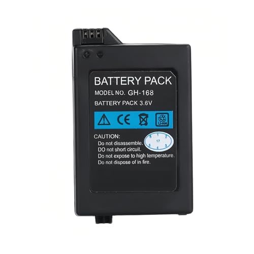 3600 mAh Konsolen-Gamepad, wiederaufladbarer Lithium-Akku, 3,6 V. Kompatibel mit Sony PSP2000 3000(1PCS) von FTGADRYF