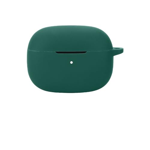 FTRONGRT Bluetooth-Kopfhörer Schutzhülle für EarFun Air 2, Stoßfest, Bluetooth-Kopfhörerhülle aus Silikon mit EarFun Air 2 Bluetooth-Kopfhörer.Dunkelgrün von FTRONGRT
