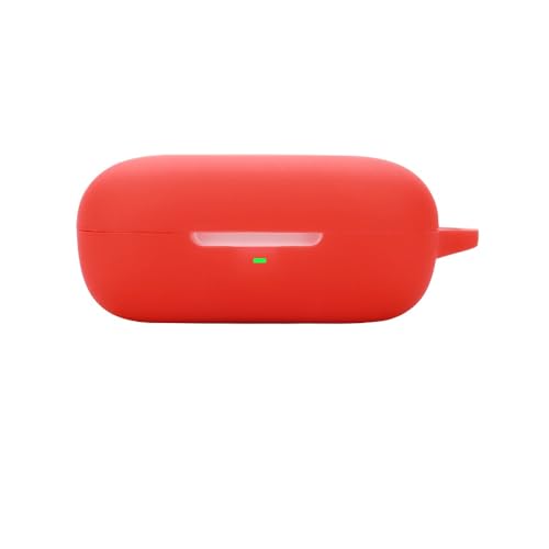 FTRONGRT Bluetooth-Kopfhörer Schutzhülle für Motorola Moto Buds Plus, Stoßfest, Bluetooth-Kopfhörerhülle aus Silikon mit Motorola Moto Buds Plus Bluetooth-Kopfhörer.Rot von FTRONGRT