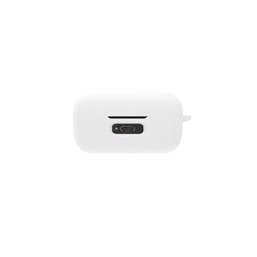 FTRONGRT Bluetooth-Kopfhörer Schutzhülle für Sennheiser Momentum True Wireless 4, Stoßfest, Bluetooth-Kopfhörerhülle aus Silikon mit Sennheiser Momentum True Wireless 4 Bluetooth-Kopfhörer.Weiß von FTRONGRT