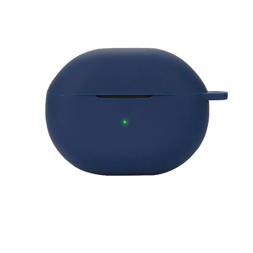 FTRONGRT Bluetooth-Kopfhörer Schutzhülle für SoundPEATS Air 4 Pro, Stoßfest, Bluetooth-Kopfhörerhülle aus Silikon mit SoundPEATS Air 4 Pro Bluetooth-Kopfhörer.Navy Blau von FTRONGRT