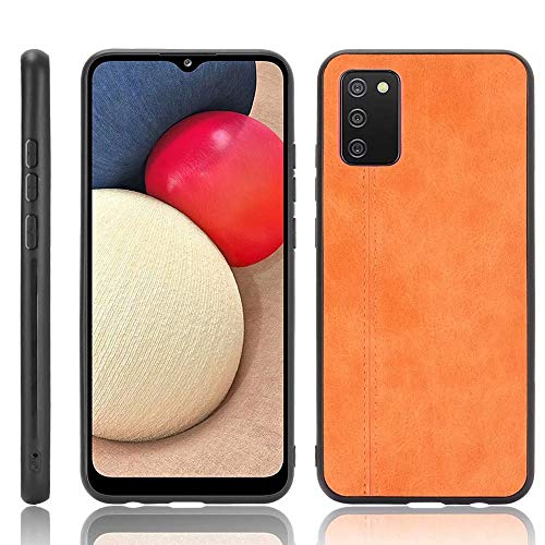 FTRONGRT Für Samsung Galaxy A72 4G 5G Hülle, PC + Leder umwickelte Schutzhülle, Anti-Drop, Geeignet für Samsung Galaxy A72 4G Handy Schutzhülle.Orange FTRONGRT Für Samsung Galaxy A72 4G 5G Hülle, PC + Leder umwickelte Schutzhülle, Anti-Drop, Geeignet für Samsung Galaxy A72 4G Handy Schutzhülle.Orange von FTRONGRT