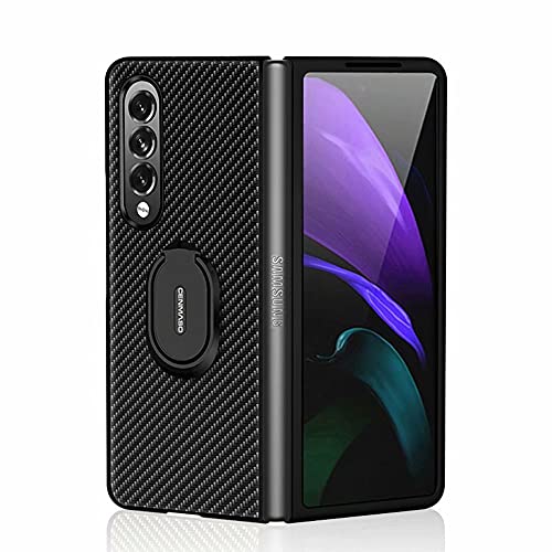 FTRONGRT Für Samsung Galaxy Z Fold 3 5G Hülle, Zusammenklappbare All-Inclusive-Clamshell-Tasche, Schutzhülle Integrierter Ringbügel, Geeignet für Samsung Galaxy Z Fold 3 Handy Schutzhülle.Schwarz FTRONGRT Für Samsung Galaxy Z Fold 3 5G Hülle, Zusammenklappbare All-Inclusive-Clamshell-Tasche, Schutzhülle Integrierter Ringbügel, Geeignet für Samsung Galaxy Z Fold 3 Handy Schutzhülle.Schwarz von FTRONGRT