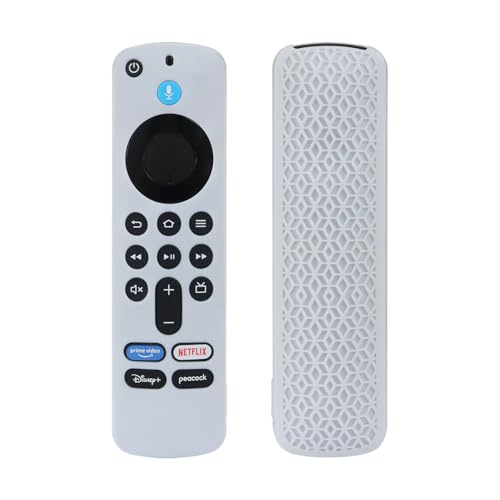 FTRONGRT Hülle Kompatibel mit 2024 Fire TV Stick 4K 2nd Gen, Anti-Drop und Anti-Kollision, Flexibles Silikon Fernbedienung Schutzhülle Kompatibel mit 2024 Fire TV Stick 4K 2nd Gen. Weiß FTRONGRT Hülle Kompatibel mit 2024 Fire TV Stick 4K 2nd Gen, Anti-Drop und Anti-Kollision, Flexibles Silikon Fernbedienung Schutzhülle Kompatibel mit 2024 Fire TV Stick 4K 2nd Gen. Weiß von FTRONGRT