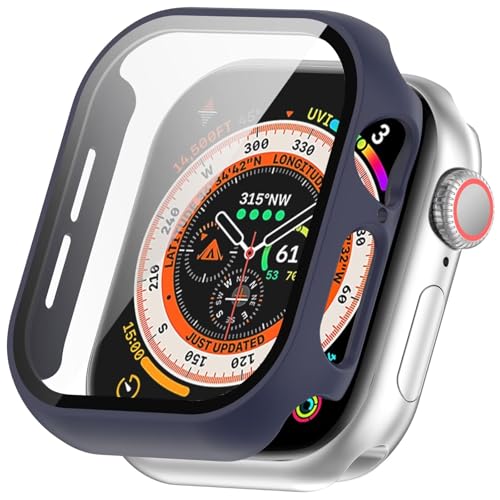 FTRONGRT Hülle Kompatibel mit Apple Watch Series 10 46mm, PC + Bildschirmfilm, Kratzfest, All-Inclusive-Schutzhülle Kompatibel mit Apple Watch Series 10 46mm. Mitternachtsblau FTRONGRT Hülle Kompatibel mit Apple Watch Series 10 46mm, PC + Bildschirmfilm, Kratzfest, All-Inclusive-Schutzhülle Kompatibel mit Apple Watch Series 10 46mm. Mitternachtsblau von FTRONGRT