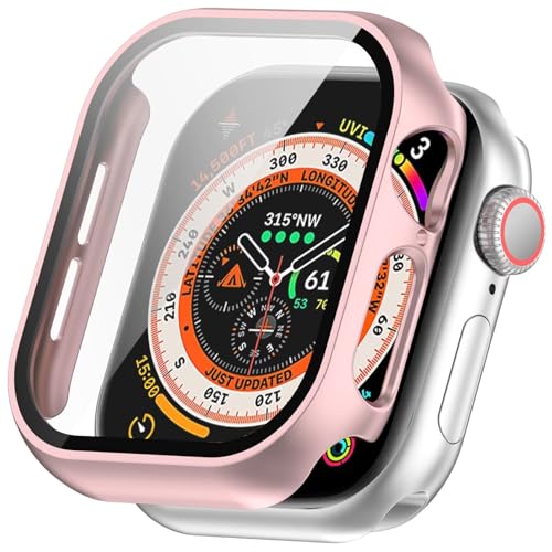 FTRONGRT Hülle Kompatibel mit Apple Watch Series 10 46mm, PC + Bildschirmfilm, Kratzfest, All-Inclusive-Schutzhülle Kompatibel mit Apple Watch Series 10 46mm. Roségold FTRONGRT Hülle Kompatibel mit Apple Watch Series 10 46mm, PC + Bildschirmfilm, Kratzfest, All-Inclusive-Schutzhülle Kompatibel mit Apple Watch Series 10 46mm. Roségold von FTRONGRT