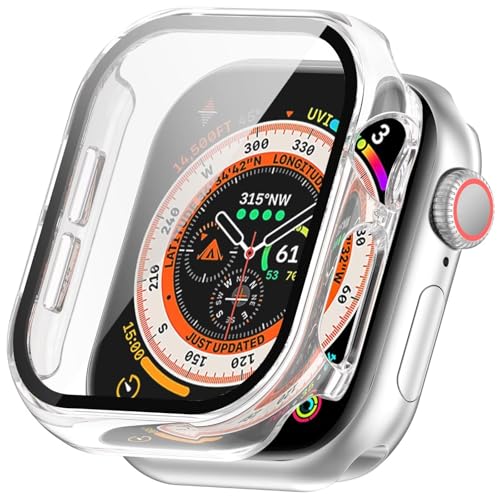 FTRONGRT Hülle Kompatibel mit Apple Watch Series 10 46mm, PC + Bildschirmfilm, Kratzfest, All-Inclusive-Schutzhülle Kompatibel mit Apple Watch Series 10 46mm. Transparent FTRONGRT Hülle Kompatibel mit Apple Watch Series 10 46mm, PC + Bildschirmfilm, Kratzfest, All-Inclusive-Schutzhülle Kompatibel mit Apple Watch Series 10 46mm. Transparent von FTRONGRT