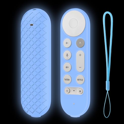 FTRONGRT Hülle Kompatibel mit Google TV Streamer 4K 2024, Flexibles Silikon, Anti-Drop und Anti-Kollision, Fernbedienung Schutzhülle.Leuchtendes Blau FTRONGRT Hülle Kompatibel mit Google TV Streamer 4K 2024, Flexibles Silikon, Anti-Drop und Anti-Kollision, Fernbedienung Schutzhülle.Leuchtendes Blau von FTRONGRT