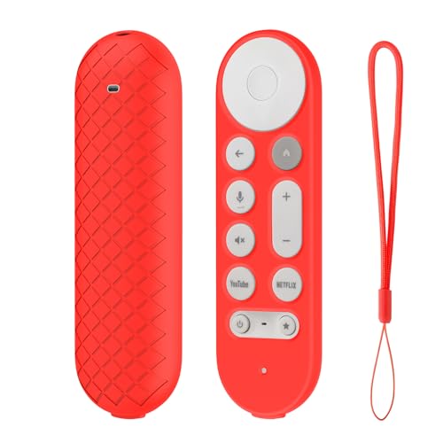 FTRONGRT Hülle Kompatibel mit Google TV Streamer 4K 2024, Flexibles Silikon, Anti-Drop und Anti-Kollision, Fernbedienung Schutzhülle.Rot FTRONGRT Hülle Kompatibel mit Google TV Streamer 4K 2024, Flexibles Silikon, Anti-Drop und Anti-Kollision, Fernbedienung Schutzhülle.Rot von FTRONGRT