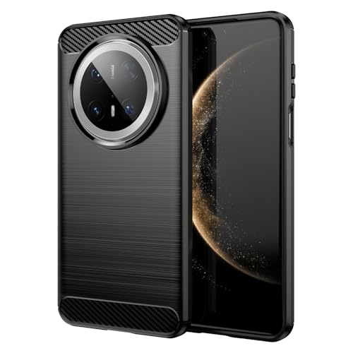 FTRONGRT Hülle Kompatibel mit Huawei Mate 70 Pro, Ultradünnes, Weiches TPU, rutschfest, Kratzfest Schutzhülle Kompatibel mit Huawei Mate 70 Pro. (Schwarz) von FTRONGRT