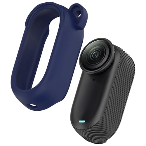 FTRONGRT Hülle Kompatibel mit Insta360 GO 2, Kratzfest, Weiches Silikon Ladehülle Silikon-Schutzhülle Kompatibel mit Insta360 GO 2 Kamera.Dunkelblau FTRONGRT Hülle Kompatibel mit Insta360 GO 2, Kratzfest, Weiches Silikon Ladehülle Silikon-Schutzhülle Kompatibel mit Insta360 GO 2 Kamera.Dunkelblau von FTRONGRT