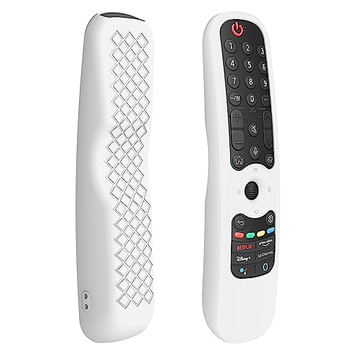 FTRONGRT Hülle Kompatibel mit LG AN-MR21GC / AN-MR21N / AN-MR21GA, Anti-Drop und Anti-Kollision, Flexibles Silikon Fernbedienung Schutzhülle. Weiß FTRONGRT Hülle Kompatibel mit LG AN-MR21GC / AN-MR21N / AN-MR21GA, Anti-Drop und Anti-Kollision, Flexibles Silikon Fernbedienung Schutzhülle. Weiß von FTRONGRT