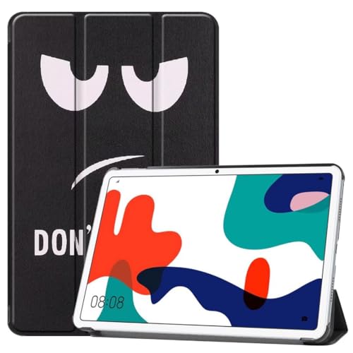 FTRONGRT Hülle Kompatibel mit Samsung Galaxy Tab S10 FE Plus, Ultradünne, mit Ständer PU-Leder Schutzhülle Kompatibel mit Samsung Galaxy Tab S10 FE Plus Tablette - Große Augen von FTRONGRT