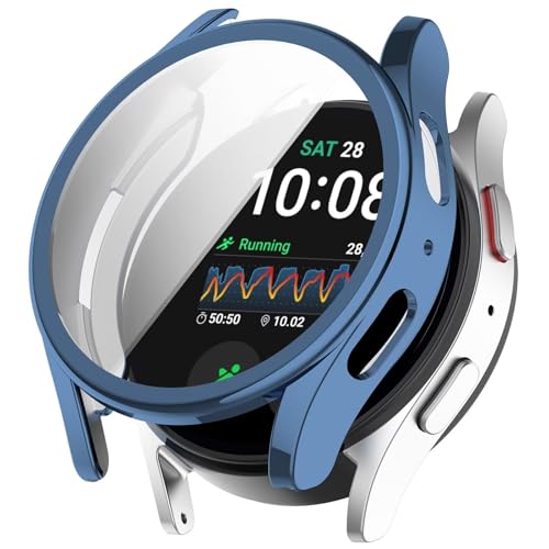 FTRONGRT Hülle Kompatibel mit Samsung Galaxy Watch 7 40mm, Kratzfest, Galvanisierte All-Inclusive-Uhrenschutzhülle aus TPU Kompatibel mit Samsung Galaxy Watch 7 40mm. Blau FTRONGRT Hülle Kompatibel mit Samsung Galaxy Watch 7 40mm, Kratzfest, Galvanisierte All-Inclusive-Uhrenschutzhülle aus TPU Kompatibel mit Samsung Galaxy Watch 7 40mm. Blau von FTRONGRT