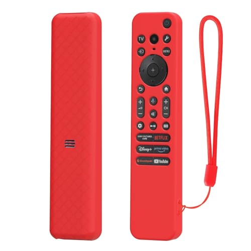 FTRONGRT Hülle Kompatibel mit Sony RMF-TX910U / RMF-TX920U, Anti-Drop und Anti-Kollision, Flexibles Silikon Fernbedienung Schutzhülle. Rot FTRONGRT Hülle Kompatibel mit Sony RMF-TX910U / RMF-TX920U, Anti-Drop und Anti-Kollision, Flexibles Silikon Fernbedienung Schutzhülle. Rot von FTRONGRT
