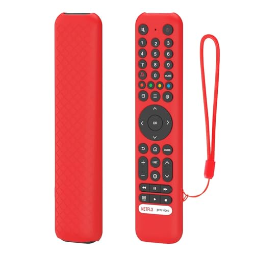 FTRONGRT Hülle Kompatibel mit TCL RC716 / TCL RC833, Anti-Drop und Anti-Kollision, Flexibles Silikon Fernbedienung Schutzhülle. Rot FTRONGRT Hülle Kompatibel mit TCL RC716 / TCL RC833, Anti-Drop und Anti-Kollision, Flexibles Silikon Fernbedienung Schutzhülle. Rot von FTRONGRT