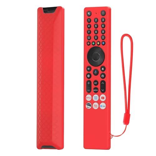 FTRONGRT Hülle Kompatibel mit TCL RC833A, Anti-Drop und Anti-Kollision, Flexibles Silikon Fernbedienung Schutzhülle. Rot FTRONGRT Hülle Kompatibel mit TCL RC833A, Anti-Drop und Anti-Kollision, Flexibles Silikon Fernbedienung Schutzhülle. Rot von FTRONGRT