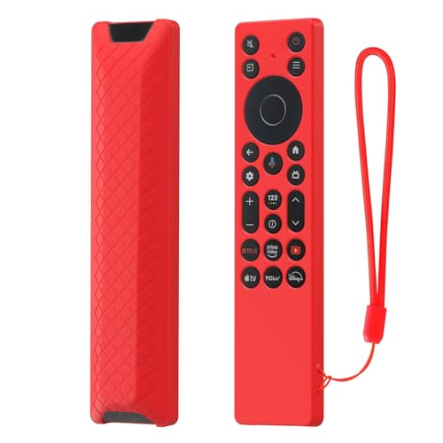 FTRONGRT Hülle Kompatibel mit TCL RC923A / TCL RC813A, Anti-Drop und Anti-Kollision, Flexibles Silikon Fernbedienung Schutzhülle. Rot FTRONGRT Hülle Kompatibel mit TCL RC923A / TCL RC813A, Anti-Drop und Anti-Kollision, Flexibles Silikon Fernbedienung Schutzhülle. Rot von FTRONGRT