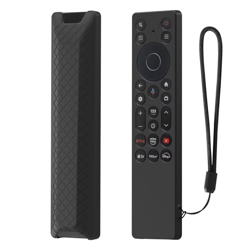 FTRONGRT Hülle Kompatibel mit TCL RC923A / TCL RC813A, Anti-Drop und Anti-Kollision, Flexibles Silikon Fernbedienung Schutzhülle. Schwarz FTRONGRT Hülle Kompatibel mit TCL RC923A / TCL RC813A, Anti-Drop und Anti-Kollision, Flexibles Silikon Fernbedienung Schutzhülle. Schwarz von FTRONGRT