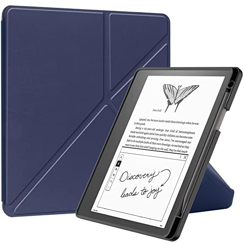 FTRONGRT Hülle für Kindle Scribe 10.2 Tablette,Ultradünne, Exquisite Erscheinung,mit Standfunction,für Kindle Scribe 10.2 Tablette -Dunkelblau von FTRONGRT