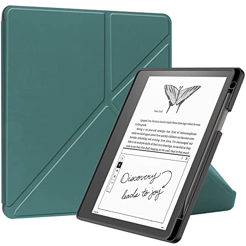 FTRONGRT Hülle für Kindle Scribe 10.2 Tablette,Ultradünne, Exquisite Erscheinung,mit Standfunction,für Kindle Scribe 10.2 Tablette -Dunkelgrün von FTRONGRT