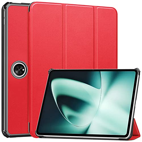 FTRONGRT Hülle für OnePlus Pad Tablette,Ultradünne, Exquisite Erscheinung,mit Standfunction,für OnePlus Pad Tablette -Rot von FTRONGRT