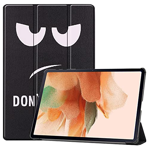 FTRONGRT Hülle für Samsung Galaxy Tab S7 FE Tablette,Ultradünne, Exquisite Erscheinung,mit Standfunction,für Samsung Galaxy Tab S7 FE Tablette -Große Augen von FTRONGRT
