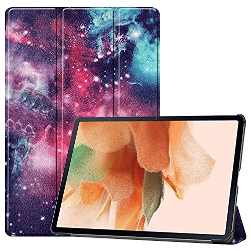 FTRONGRT Hülle für Samsung Galaxy Tab S7 FE Tablette,Ultradünne, Exquisite Erscheinung,mit Standfunction,für Samsung Galaxy Tab S7 FE Tablette -Milchstraße von FTRONGRT