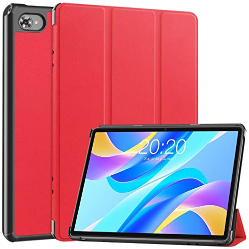 FTRONGRT Hülle für Teclast P40 HD Tablette,Ultradünne, Exquisite Erscheinung,mit Standfunction,für Teclast P40 HD Tablette -Rot von FTRONGRT