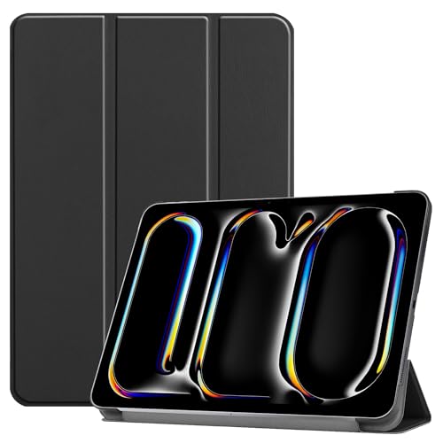 FTRONGRT Hülle für iPad Pro 13 2024 Tablette,Ultradünne, Exquisite Erscheinung,mit Standfunction,für iPad Pro 13 2024 Tablette -Schwarz von FTRONGRT