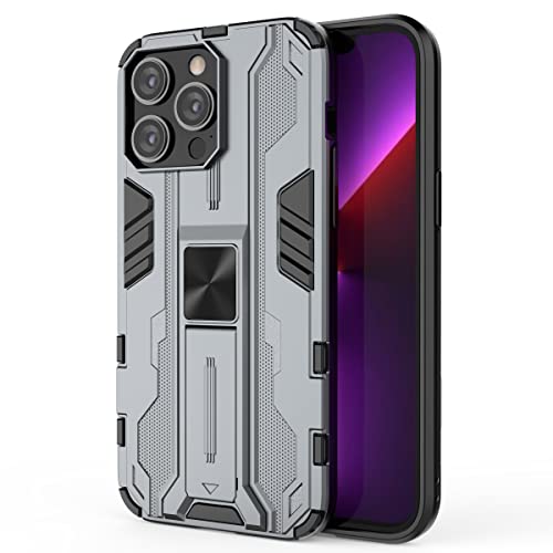 FTRONGRT Hülle für iPhone 14 Pro Max, Doppelschicht-Design TPU+PC, Stoßfest, Mit Standfunktion, Hülle für iPhone 14 Pro Max -Grau FTRONGRT Hülle für iPhone 14 Pro Max, Doppelschicht-Design TPU+PC, Stoßfest, Mit Standfunktion, Hülle für iPhone 14 Pro Max -Grau von FTRONGRT