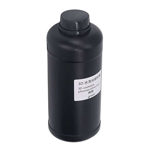 3D -Drucker Hochfestes Harz für LCD -DLP, Universelle Photopolymerharz 1000 Ml Lichthärtung Wasser Waschbar für Zahnmodelle und Garagenkits (GREEN) von FTVOGUE