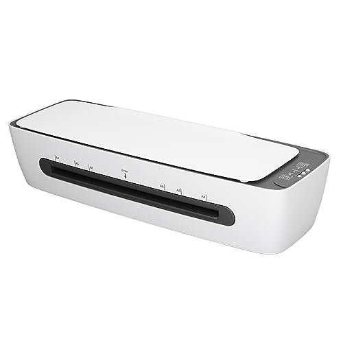 A4 Laminiermaschine Kaltem Heißer Druck für die Professionelle Nutzung des Büros zu Hause bei Bohrungen (EU-Stecker 220-240V) von FTVOGUE