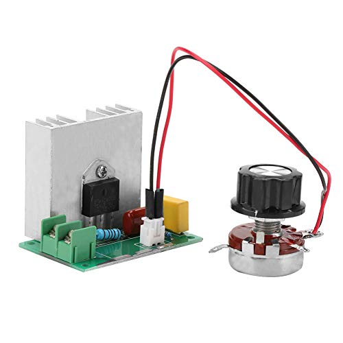 AC Motor Drehzahlregler AC 0-220V 4000W 40A Spannungsregler LED Dimmer Kunststoff Elektronenkomponente AC Motor Drehzahlregler AC 0-220V 4000W 40A Spannungsregler LED Dimmer Kunststoff Elektronenkomponente von FTVOGUE
