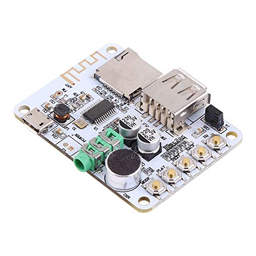 Audio Tragbarer Preamp USB TF FM MP3 Decoder WMA WAV FLAC Player für Outdoor -Aktivitäten Metallfarbe (#1) von FTVOGUE
