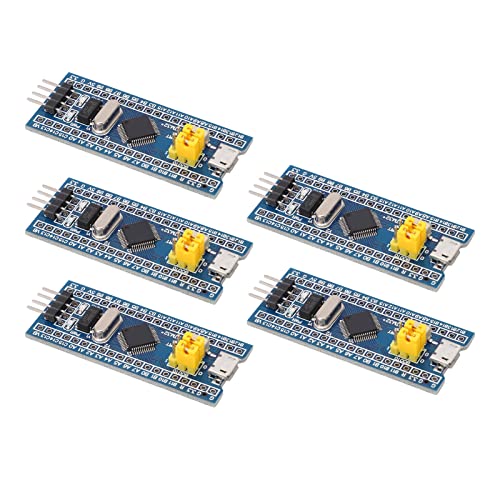 Core Learning Board-Modul, 5 Stück STM32F103C8T6 Mindestsystem DIY Elektronisches Entwicklungsboard Mirco USB 40 Pin Core Learning, Mechanische Komponenten von FTVOGUE