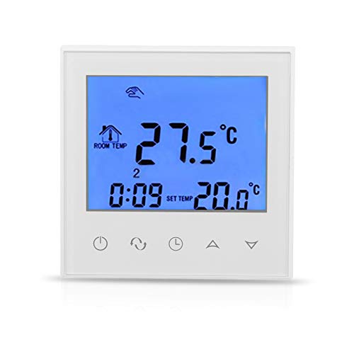 Digitales LCD-Display, Kamin & Heizung Thermostat Thermostat, Raumthermostat Thermostat, NTC-Sensor, Touchscreen, LCD-Thermostat, programmierbar, Heimgebrauch [01] von FTVOGUE