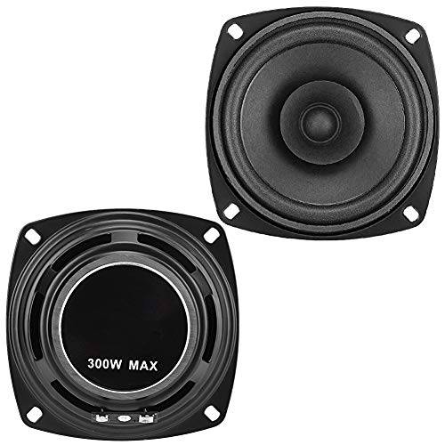 FTVOGUE Auto-Koaxial-Lautsprecher, 4in 300W 12V Auto-Stereo-Lautsprecher, Musik-Audio-HiFi-Auto-Koaxial-Lautsprecher, Auto-Koaxial-Audio-Auto-Lautsprecher von FTVOGUE