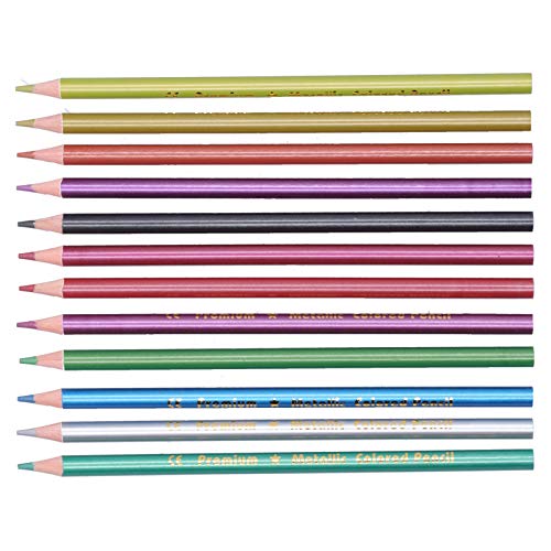 FTVOGUE Dickes Bleistift -Bleistift -Kit, Ideal für Künstler und Fans (Metallfarbene Mine) von FTVOGUE