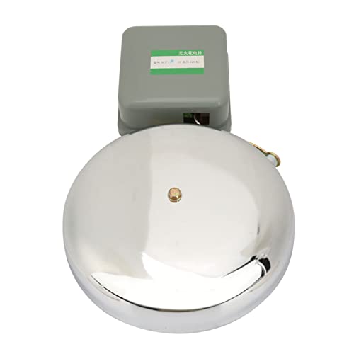 FTVOGUE Schulmaterial, 220 V 35W Schulringzeit Bell 8in Edelstahl Elektrel Ringzeit Glocke für Fabrikagenturen Schule, Schul Alarmierendes Werkzeug FTVOGUE Schulmaterial, 220 V 35W Schulringzeit Bell 8in Edelstahl Elektrel Ringzeit Glocke für Fabrikagenturen Schule, Schul Alarmierendes Werkzeug von FTVOGUE