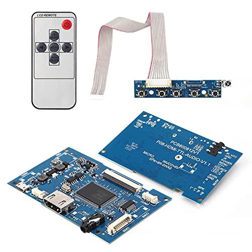 HDMI Controller Board Kit LCD-Treibermodul Abschirmung für Universal 50Pin 7 Zoll Bildschirm DIY Raspberry Pi von FTVOGUE