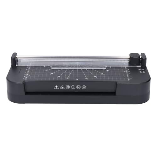 Kartenlaminierungsmaschine Kompaktes Papier Ruhe A4 bei 3 Zoll für Menüs und Zeichnungen (EU Plug AC220-240V) von FTVOGUE