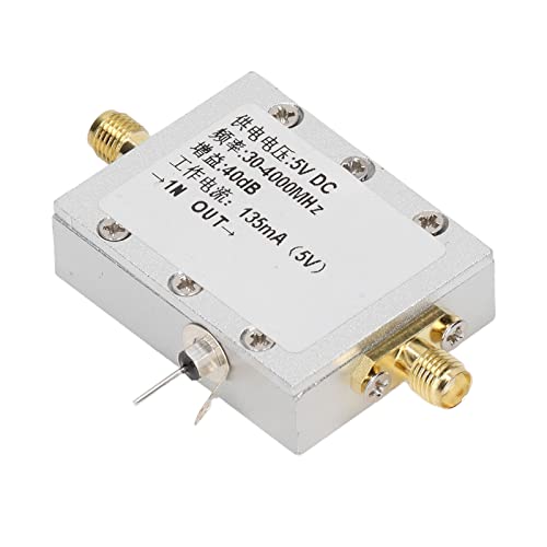 Rauscharmer HF-Verstärker, XR 142 HF-Verstärkermodul, DC 5V-Hochfrequenzverstärkermodul aus Aluminiumlegierung, 40 DB HF-Verstärker für Fernbedienung, Verstärker Rauscharmer HF-Verstärker, XR 142 HF-Verstärkermodul, DC 5V-Hochfrequenzverstärkermodul aus Aluminiumlegierung, 40 DB HF-Verstärker für Fernbedienung, Verstärker von FTVOGUE