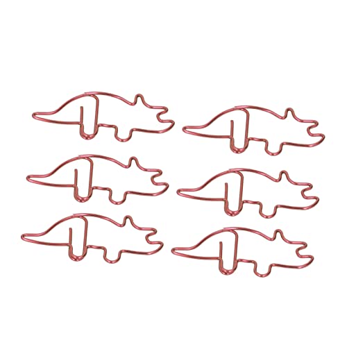Rote Tricratops -Papierclips 100 Stück für die Datei und Klassifizierung zu Hause Rote Tricratops -Papierclips 100 Stück für die Datei und Klassifizierung zu Hause von FTVOGUE