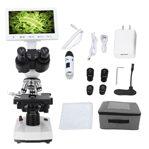 Trinokulares Mikroskop, 7-Zoll-Bildschirm, 40- Bis 1600-fache Vergrößerung, Biologisches Mikroskop mit Mechanischer Plattform Zum Aufnehmen von Fotos, Aufzeichnung, Speicherkarte Trinokulares Mikroskop, 7-Zoll-Bildschirm, 40- Bis 1600-fache Vergrößerung, Biologisches Mikroskop mit Mechanischer Plattform Zum Aufnehmen von Fotos, Aufzeichnung, Speicherkarte von FTVOGUE