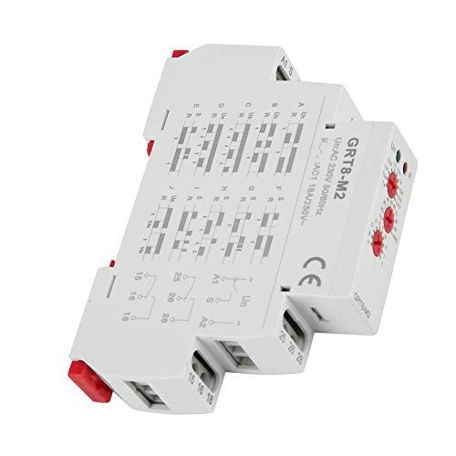 Verzögerungszeitrelais GRT8-M2 AC 220V mit 10 Funktionen und LED Anzeigen für die industrielle Steuerung Verzögerungszeitrelais GRT8-M2 AC 220V mit 10 Funktionen und LED Anzeigen für die industrielle Steuerung von FTVOGUE